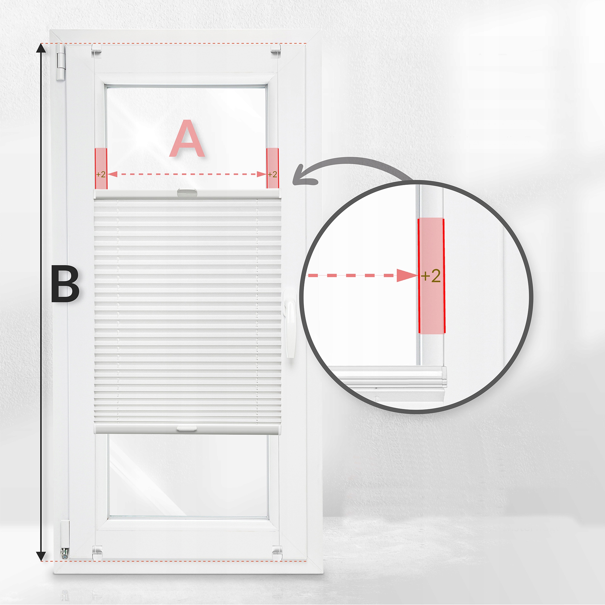 Plisa Ecru Bezinwazyjna Termo Zaciemnia 83x150 cm Długość 150 cm