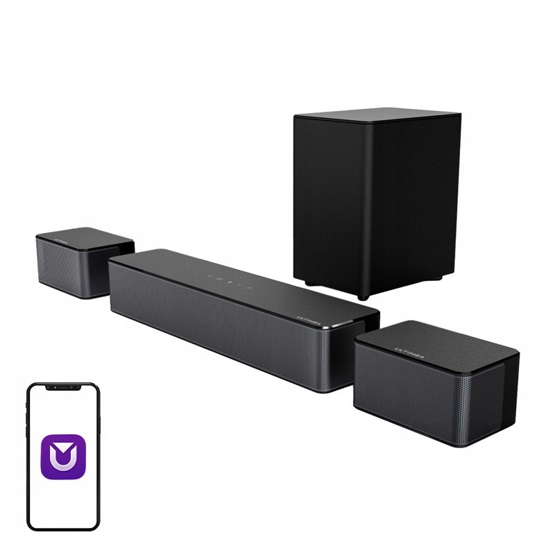 Soundbar Ultimea U2500 5.1 320 W czarny