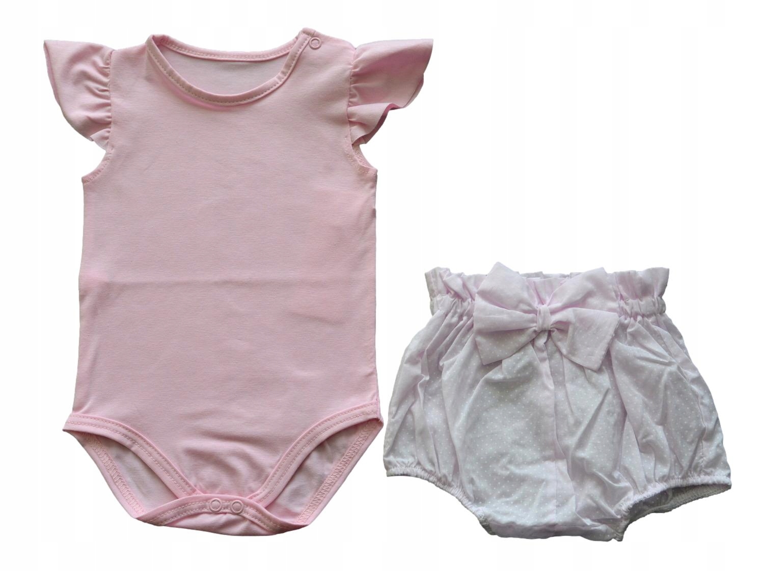 

Eleganckie body bawełniane z majteczkami r. 80