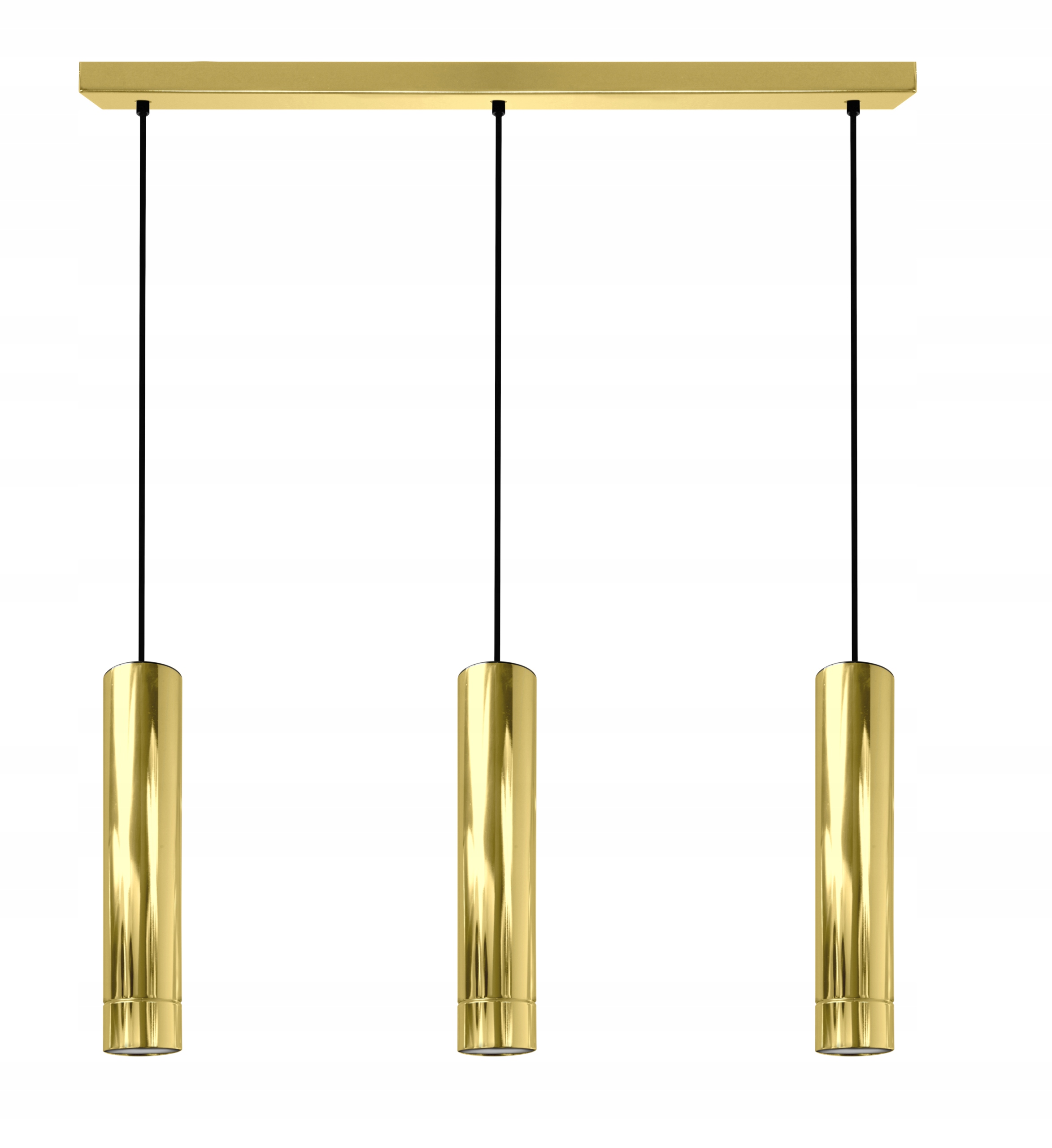 

Lampa Sufitowa Wisząca Żyrandol Tuba Gold 20-3 Led