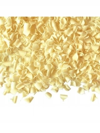 Levně udanewypieki Posyp Dekorace Čokoládové Hobliny Bílé 50 g