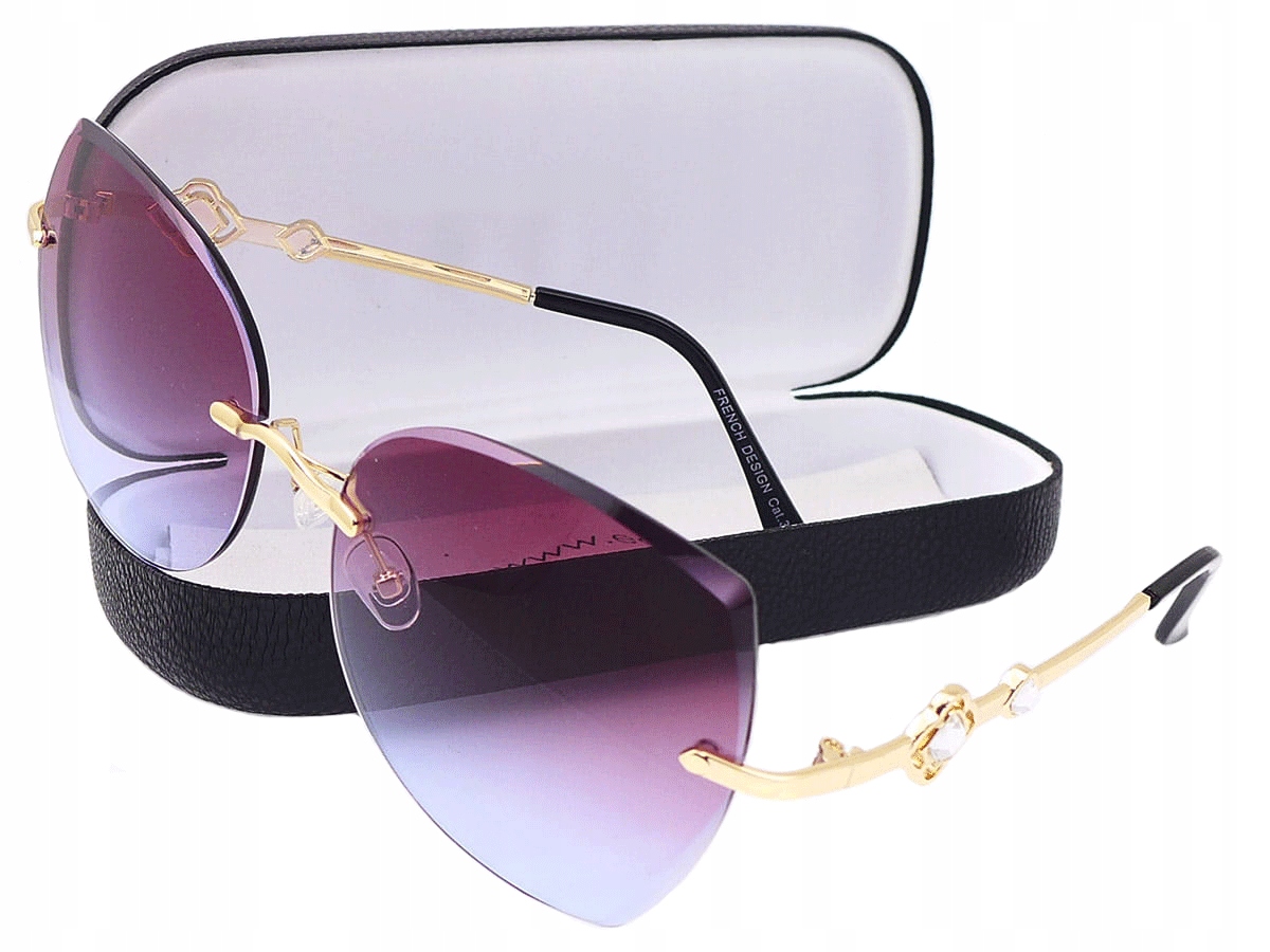 

Okulary Damskie Przeciwsłoneczne Glamour Etui