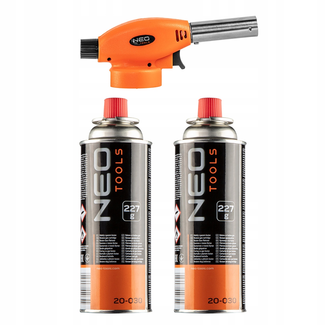 

Palnik gazowy nakręcany 2 naboje z gazem butan 227