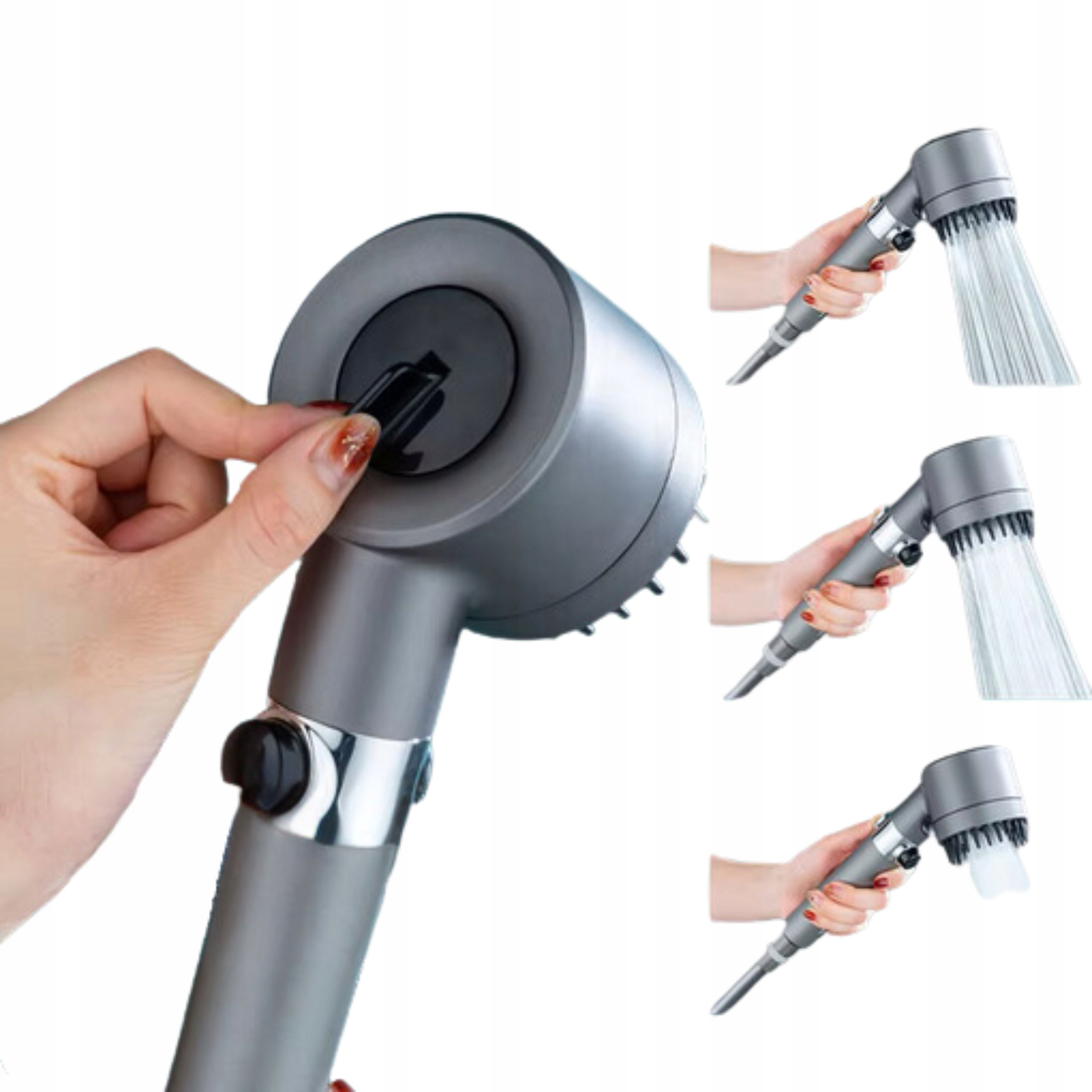 SŁUCHAWKA PRYSZNICOWA WYSOKOCIŚNIENIOWA OSZCZĘDNA Z MASAŻEREM NAPOWIETRZAJĄ EAN (GTIN) 5907068661615