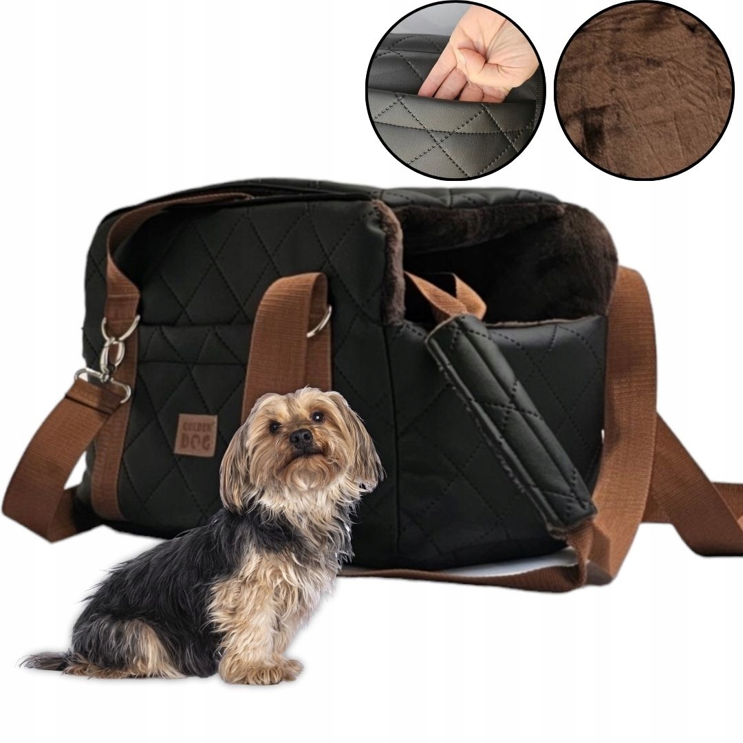 Levně Přepravka pro psa kočku Lux do auta, taška přes rameno