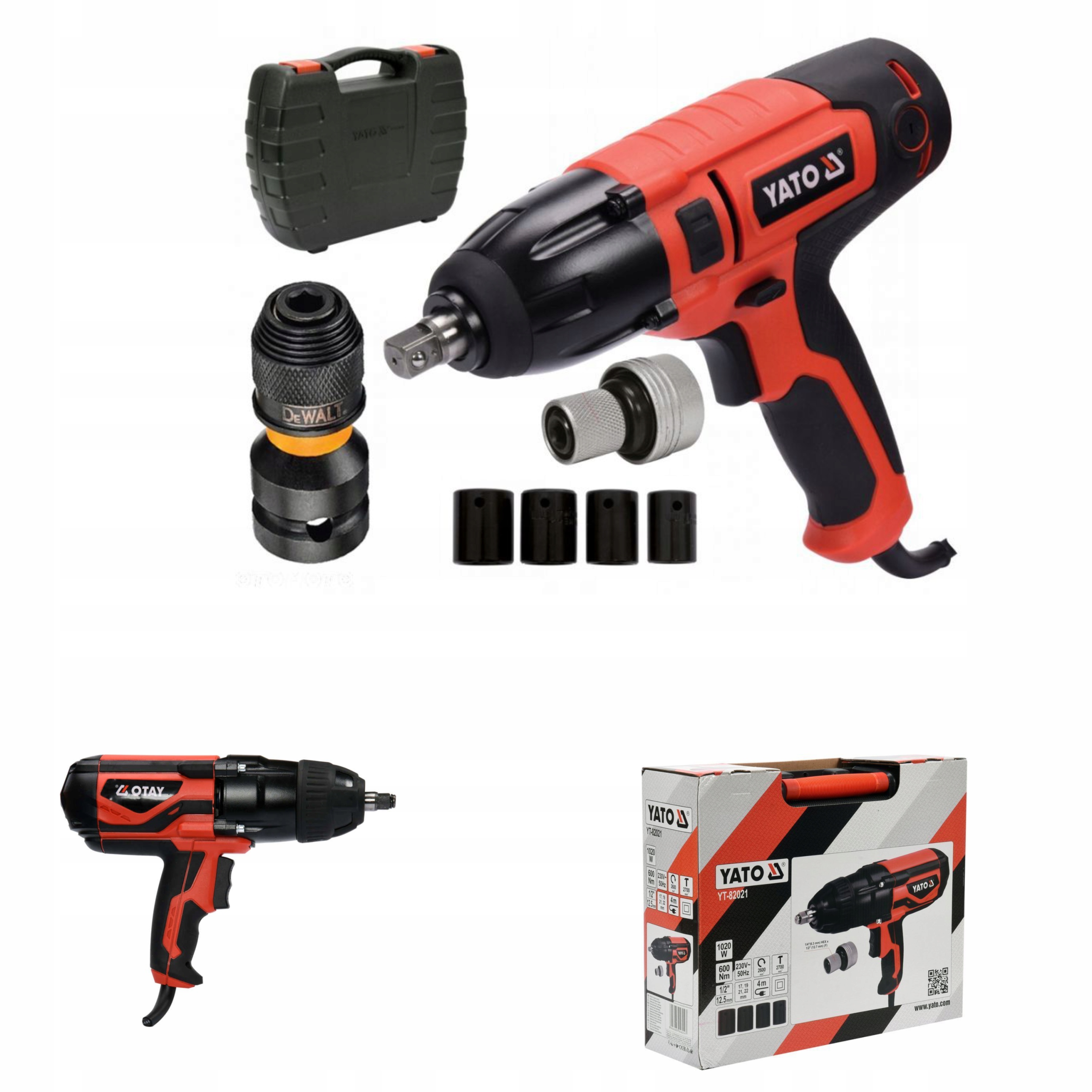 

Yato Elektryczny Klucz Udarowy 1020W 1/2 DeWALT