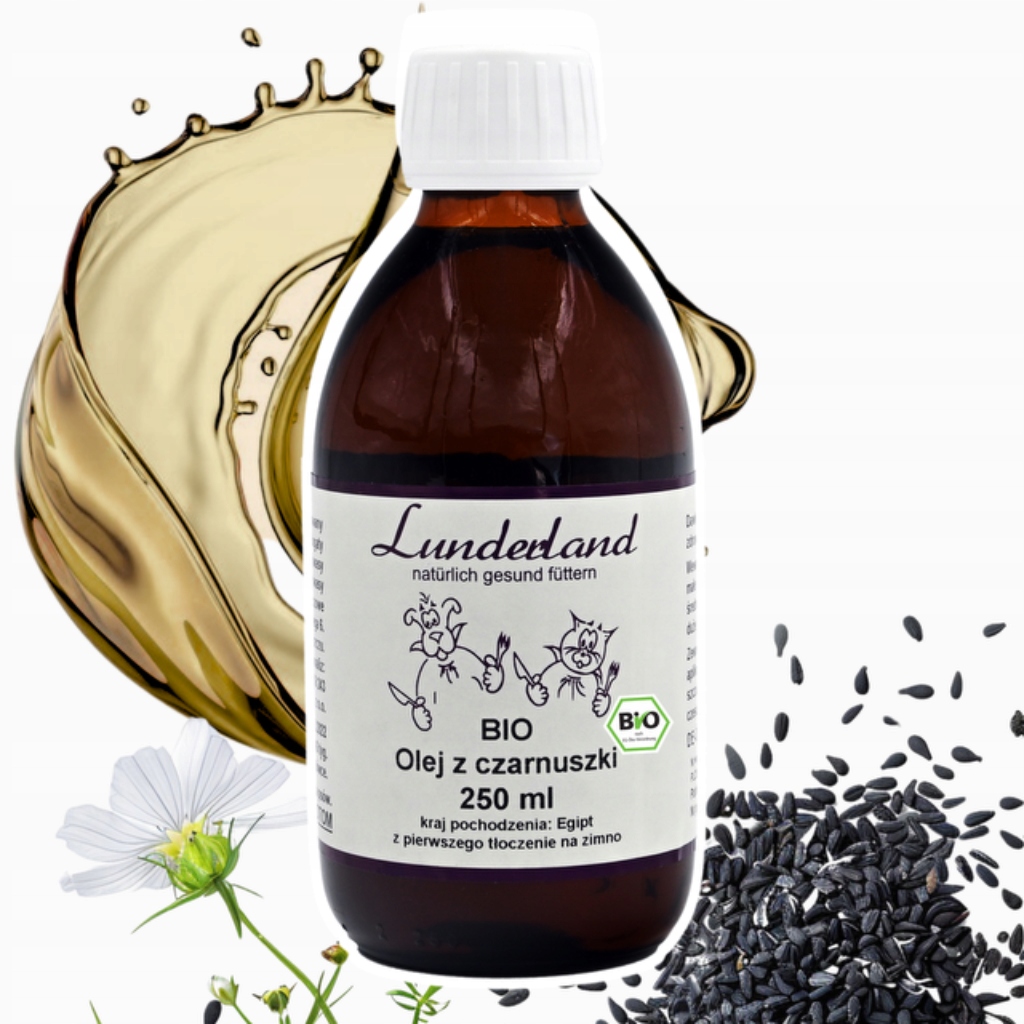 Levně Lunderland Černý olej Bio – doplněk stravy pro zdraví a vitalitu