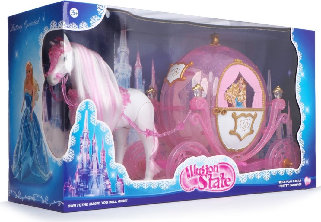 

Kareta Z Chodzącym Koniem I Światłem Chodzący Koń