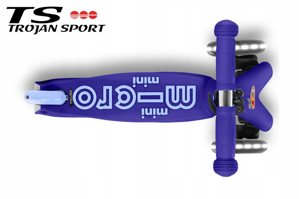 HULAJNOGA MINI MICRO DELUXE LED BLUE MMD142 Hamulec tak