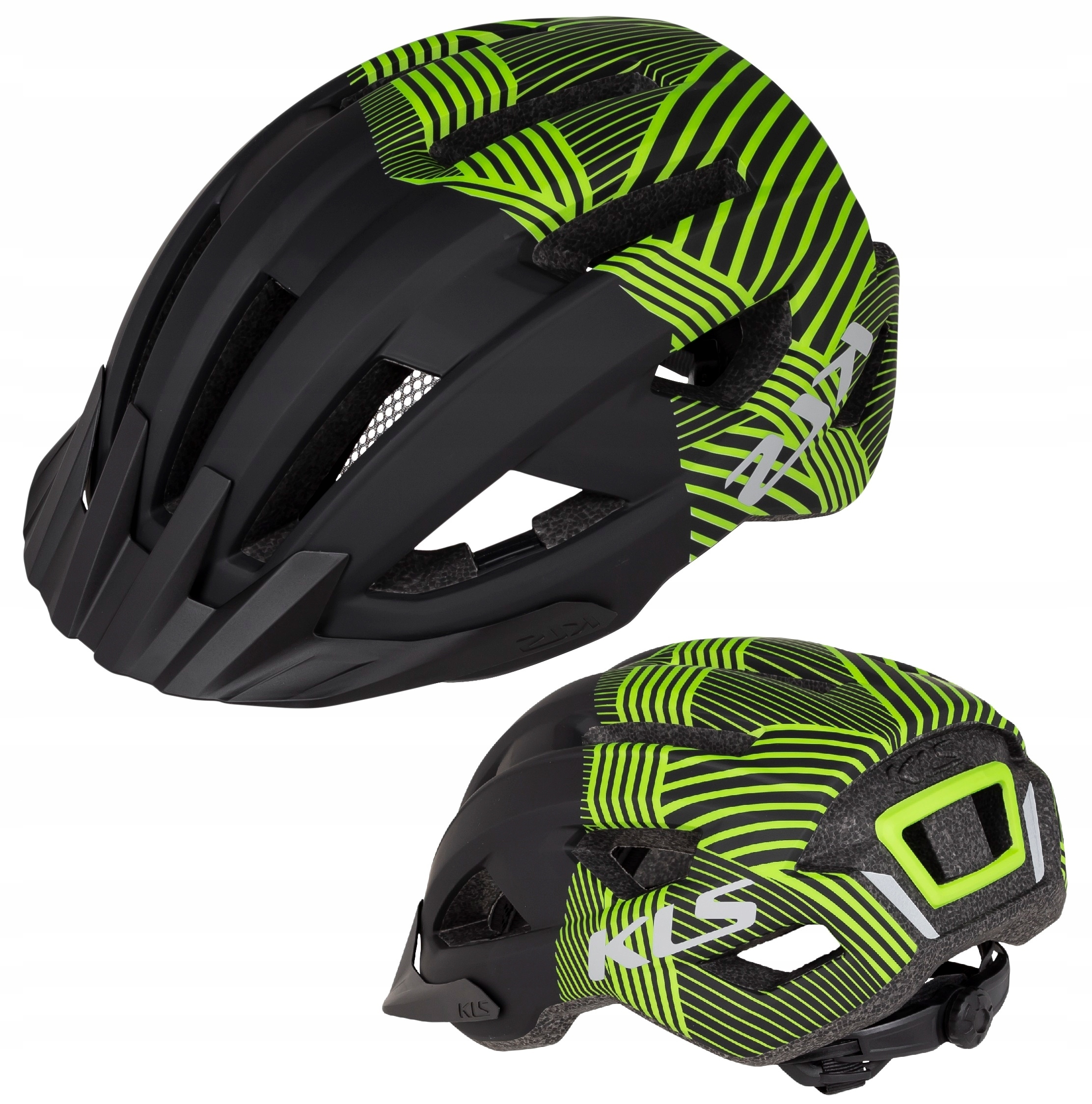 Kask rowerowy Kellys Daze black green L 58-61