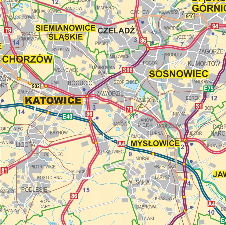 POLSKA MAPA ŚCIENNA ADMINISTRACYJNA I DROGOWA 2024 Wydawnictwo Artglob