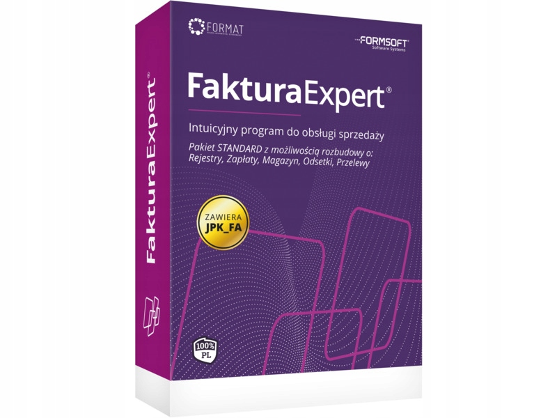 Formsoft JPK Expert Standard 1 PC / licencja wieczysta BOX