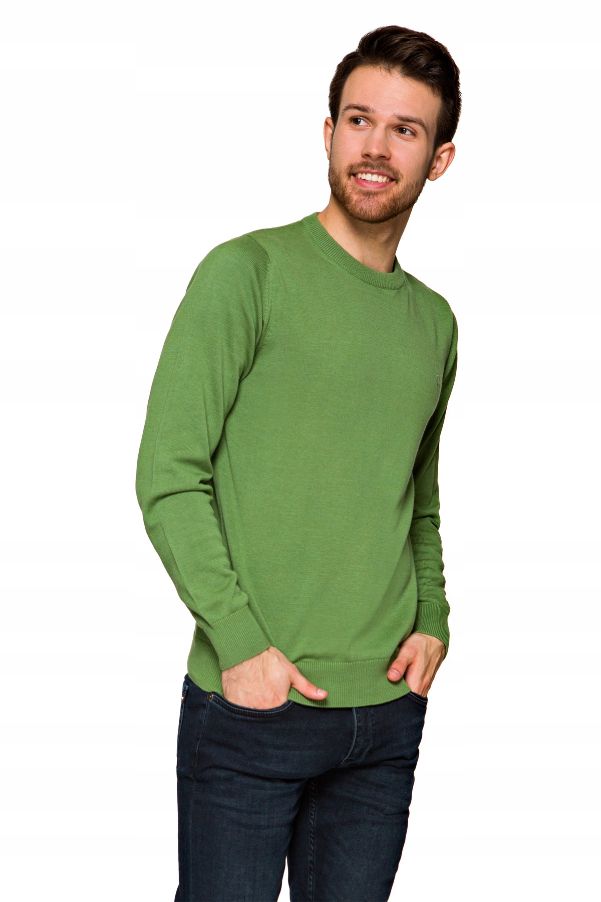 

Sweter Męski Zielony Lancerto Keegan L