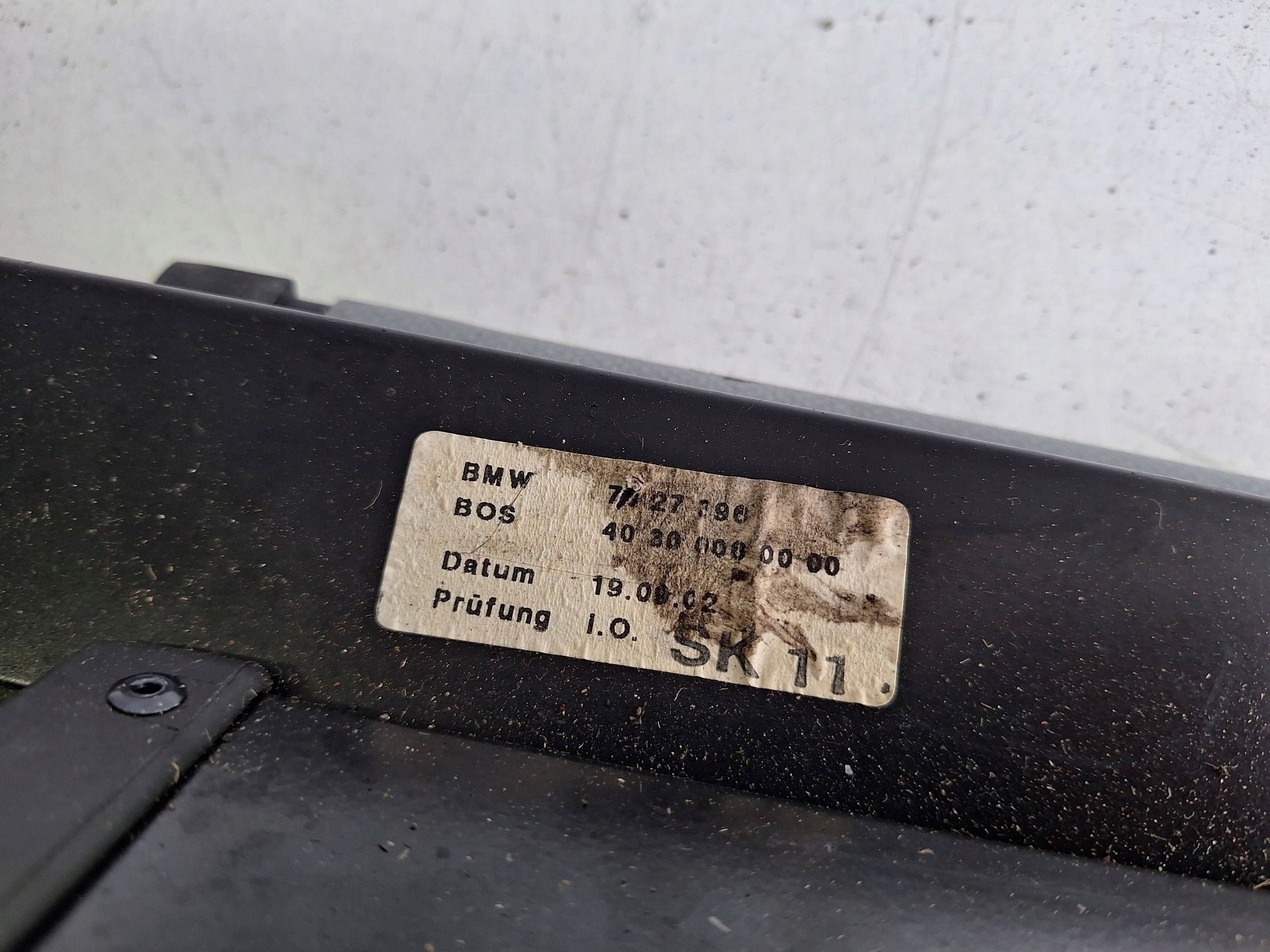 BMW 5 E61 03-10 blinds boot