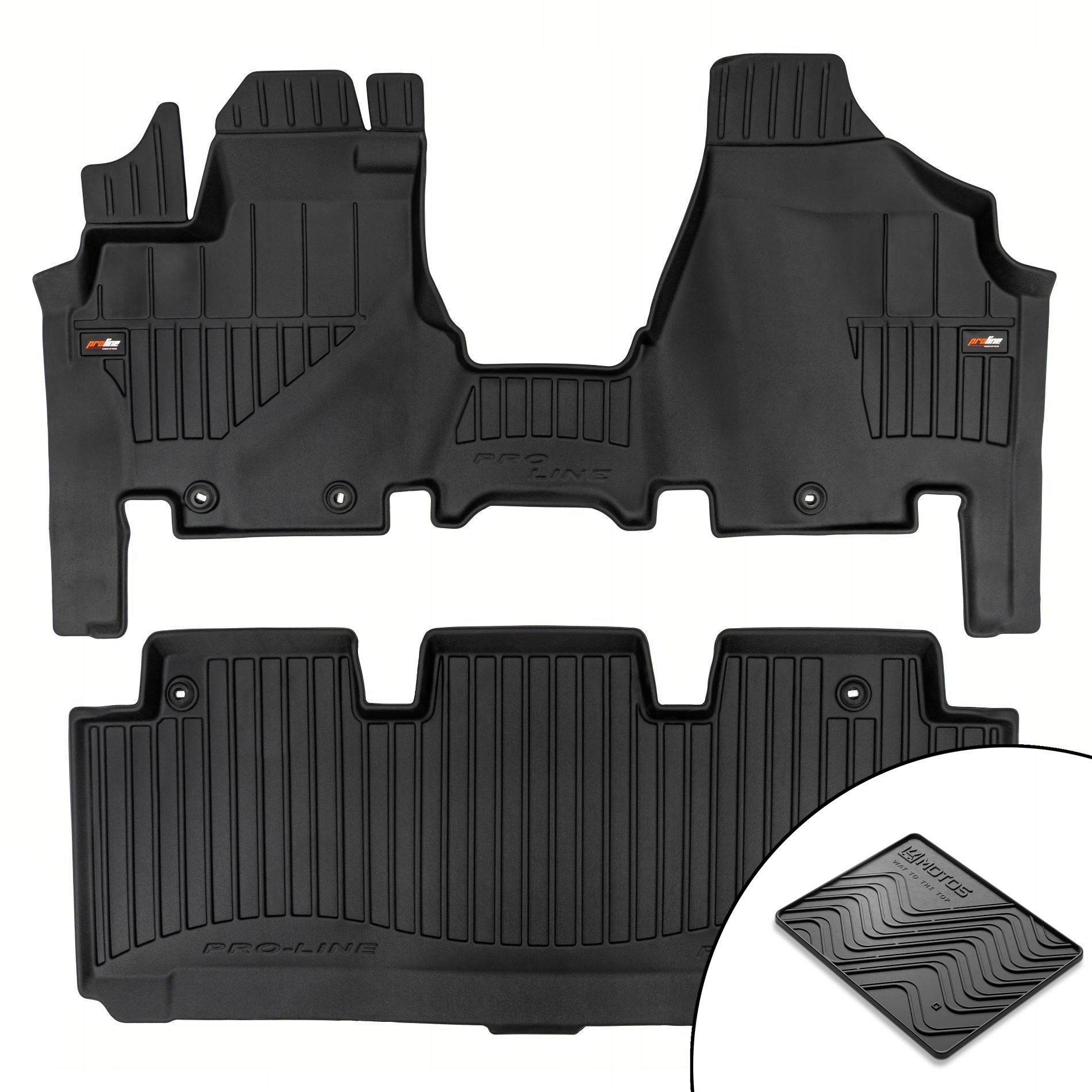 3D gumové rohože Honda Odyssey IV 2010-2017 rohož zdarma