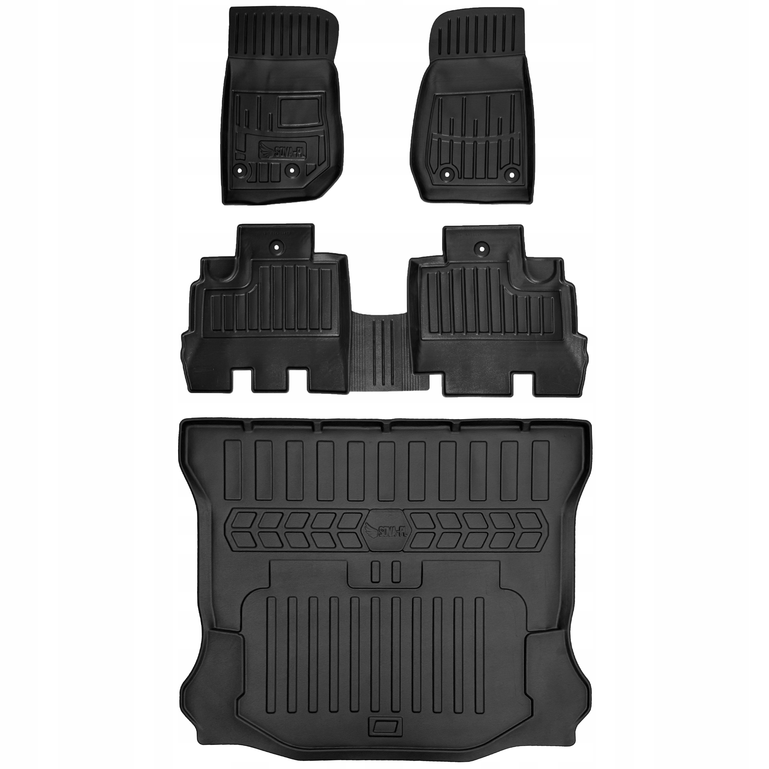 Dywaniki i Mata do bagażnika Jeep Wrangler III Jk (2007-2018) 5-drzwiowy