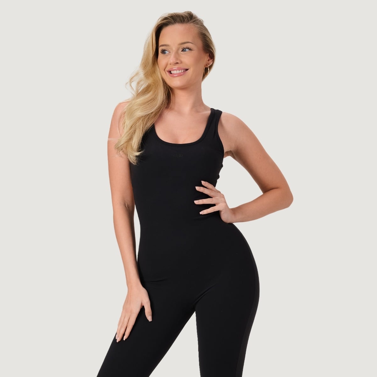 Kombinezon Damski Neo Czarny Treningowy Modelujący Black L GymBeam