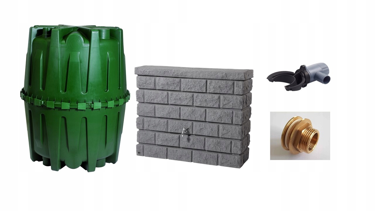 Zestaw Zbiornik na deszczówkę Herkules1600+ROCKY