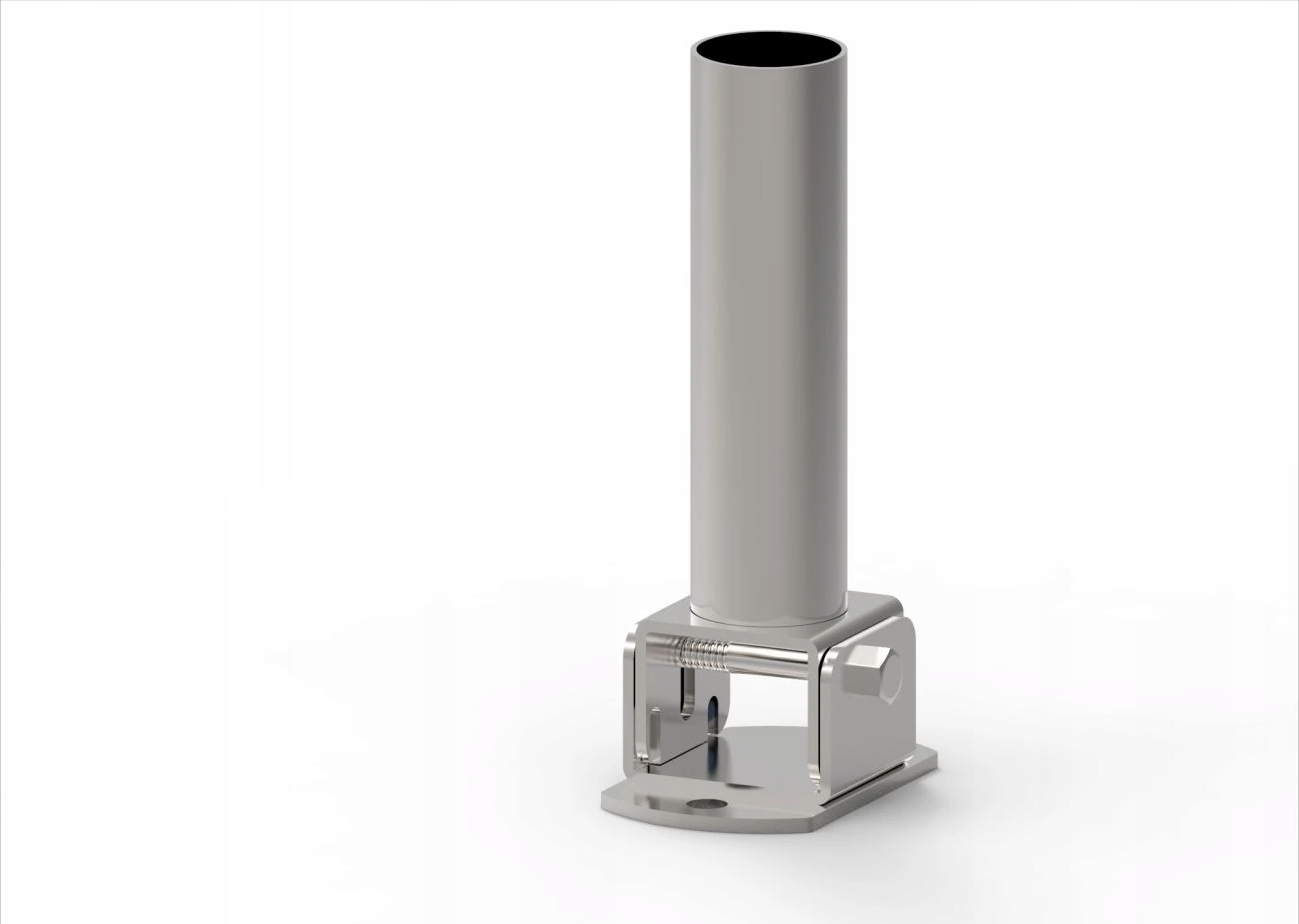 Nerezová kotvící patka sklopná na pevný podklad