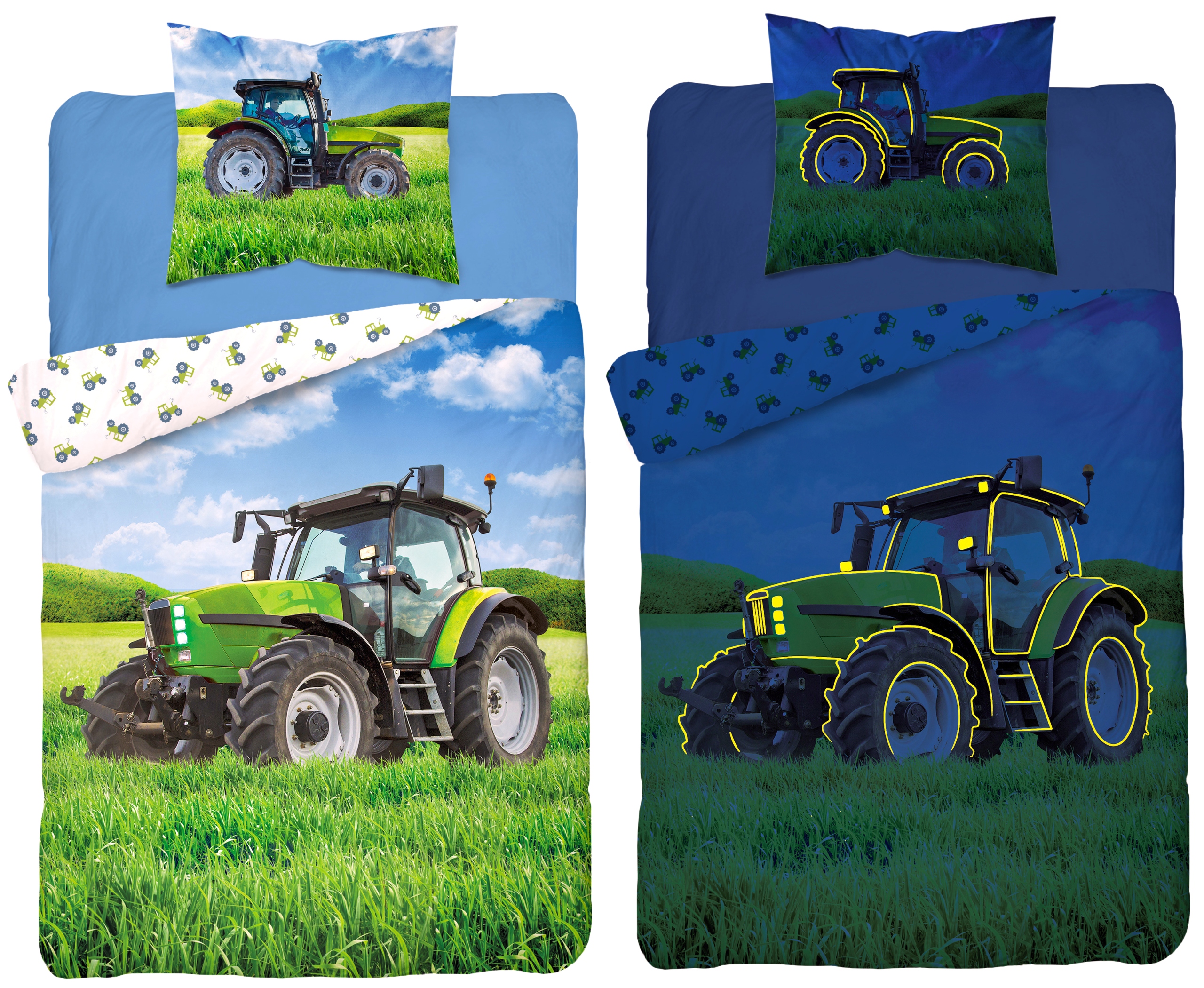 

Pościel 160x200 Traktor Farma Ciągnik Bawełna