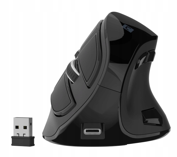Mysz bezprzewodowa pionowa Natec Euphonie Pro 4000 dpi Bluetooth Czarna