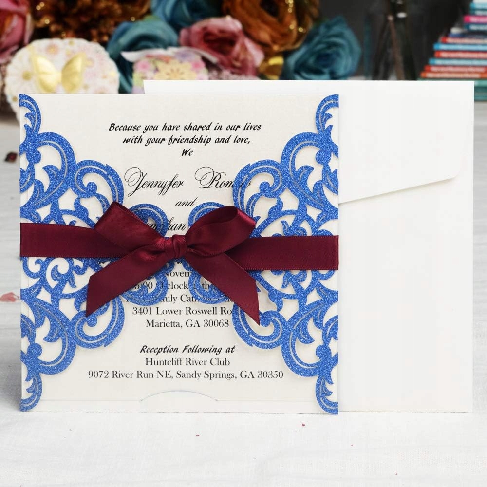 PIĘKNE PUSTE KARTKI OKOLICZNOŚCIOWE ZAPROSZENIA NA RÓŻNE OKAZJE ZESTAW