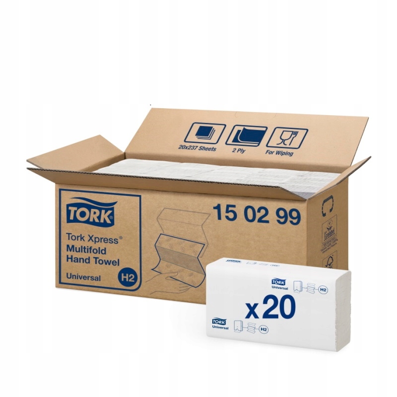 

Tork Xpress 150299 Miękki Ręcznik, 3 panelowy H2