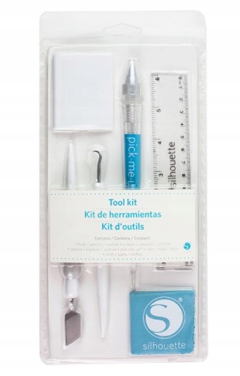 Silhouette Zestaw haczyk szpatułka linijka scraper