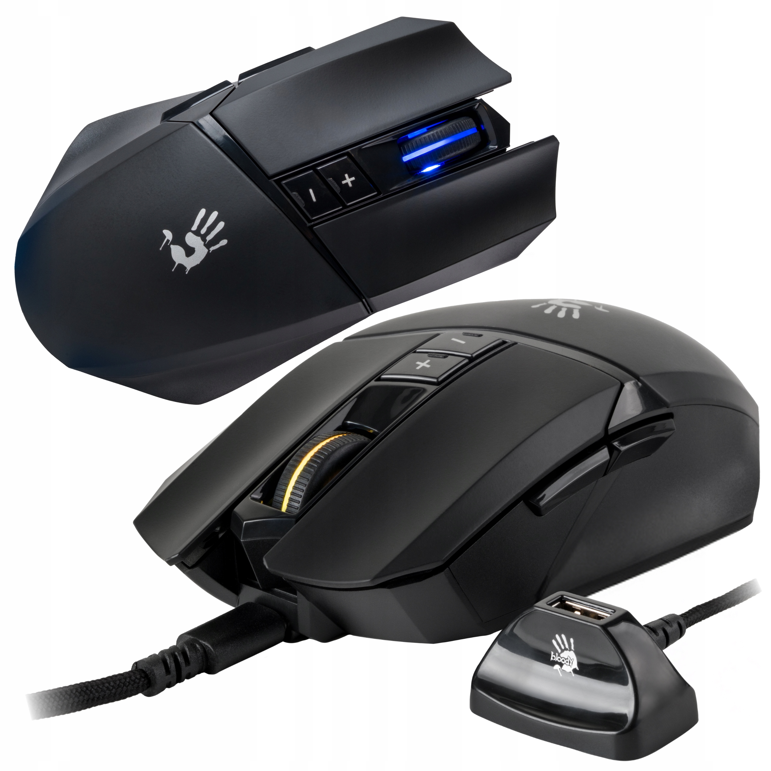 Mysz A4TECH Bloody R36 Ultra Wrls 2,4G+USB (Black)