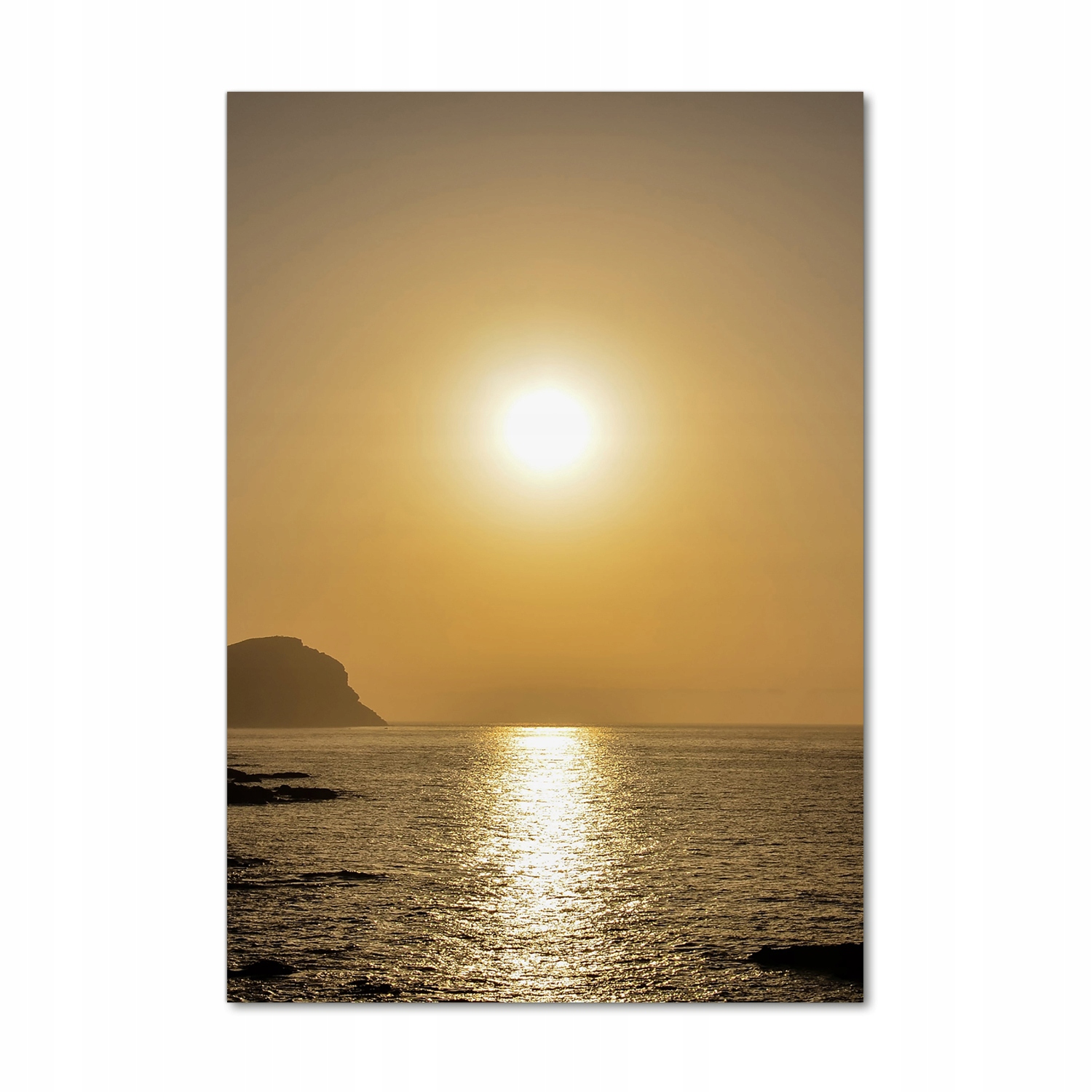 

Foto obraz na szkle Zachód słońca morze 70x100 cm