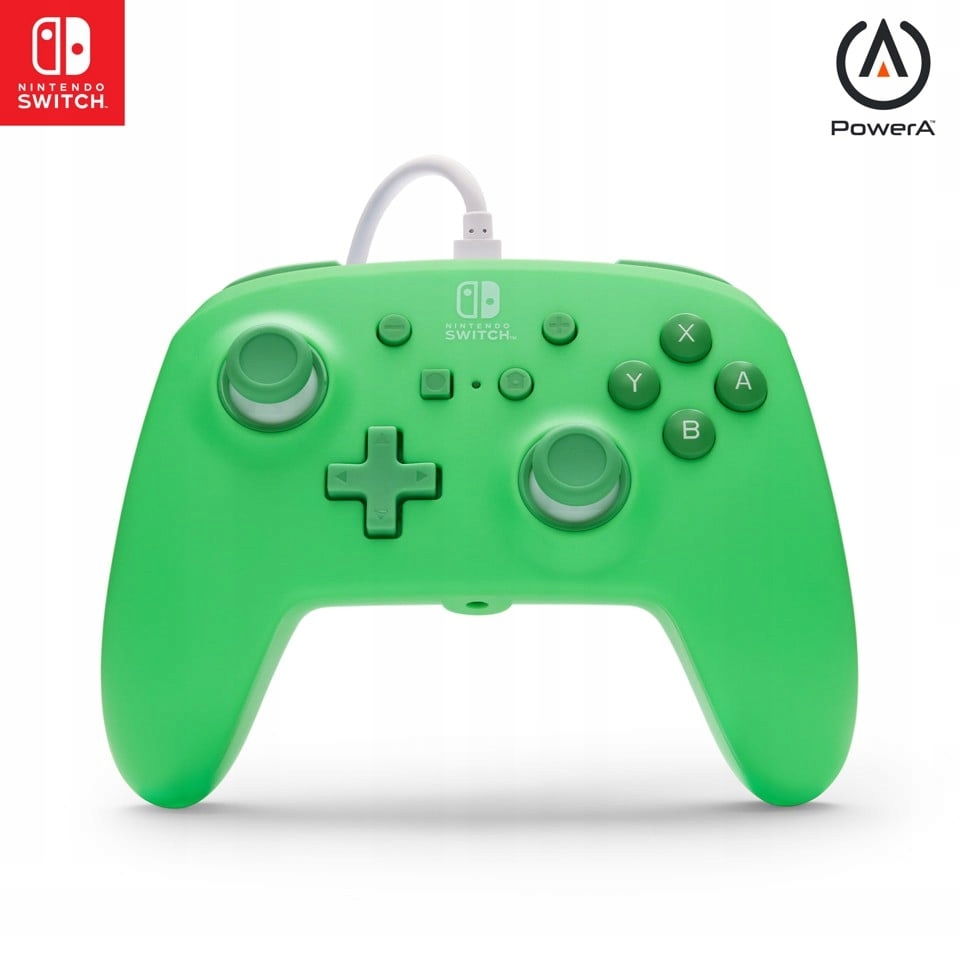 Pad przewodowy POWERA do konsoli Nintendo Switch zielony NSGPEWDB