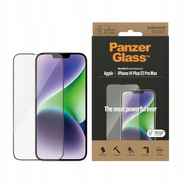 Tvrzené sklo pro iPhone 14 Plus PanzerGlass Antibacterial