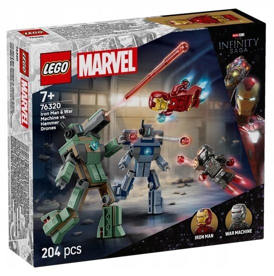 Lego (r) Heroes 76320 Iron Man A Válečný Stroj