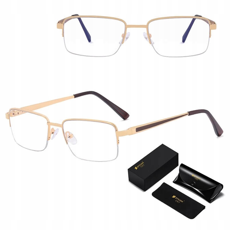Pánské brýle Bez Dioptrií Blue Light pro počítač Obroučky na Vlasci Příslušenství