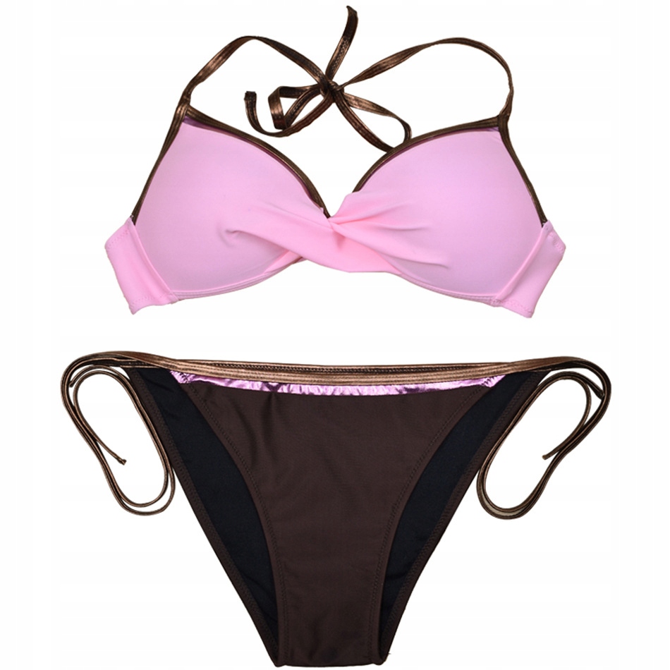 SEKSOWNE BIKINI MODNY STRÓJ KĄPIELOWY DAMSKI DWUCZĘŚCIOWY KOSTIUM M Model F011