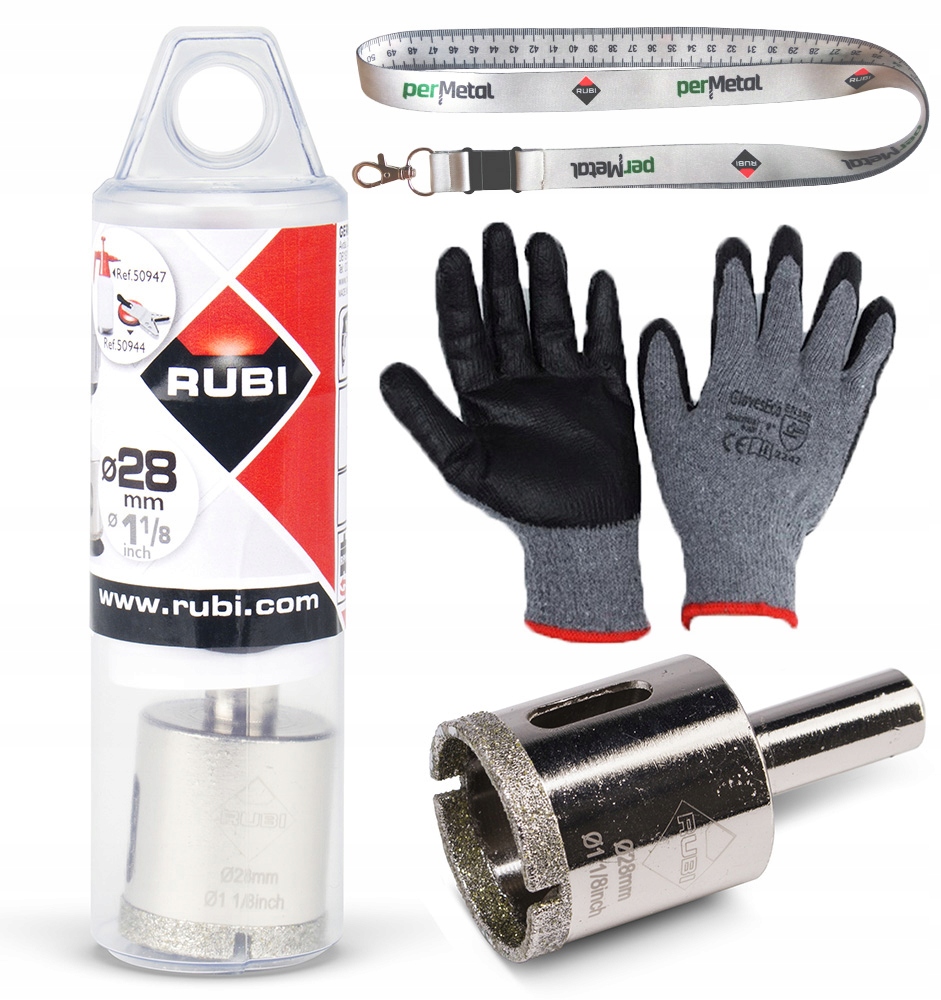 

Rubi otwornica koronka diamentowa Ø 28mm do płytek