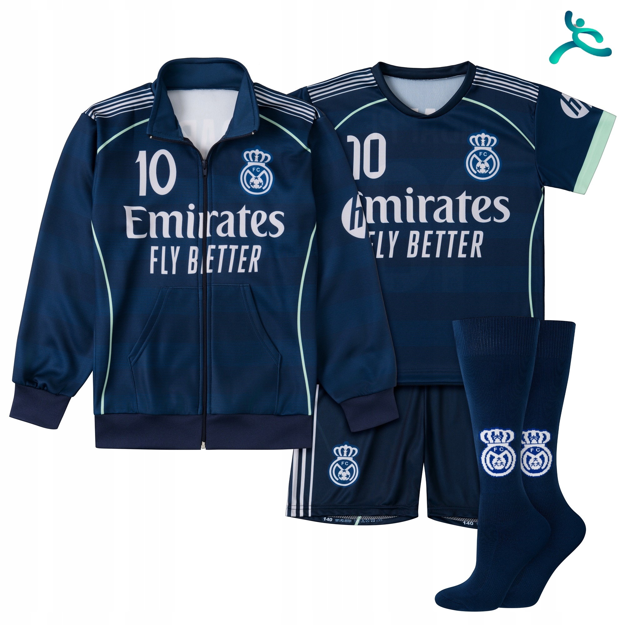 Mikina fotbalové oblečení s kalhotami Mbappe vel 116