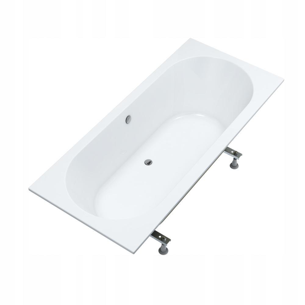 Akrylová vana Celestia obdélníková 170 x 75 cm s kovovou konstrukcí
