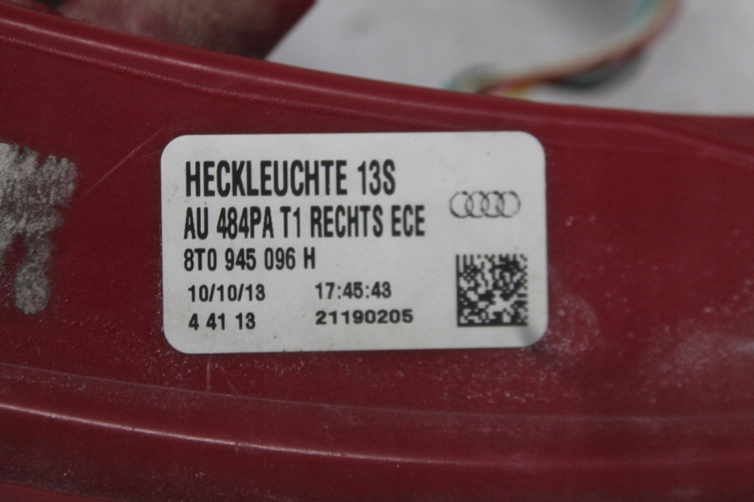 light right rear part rear 8T0945096H AUDI A5 8T LIFT