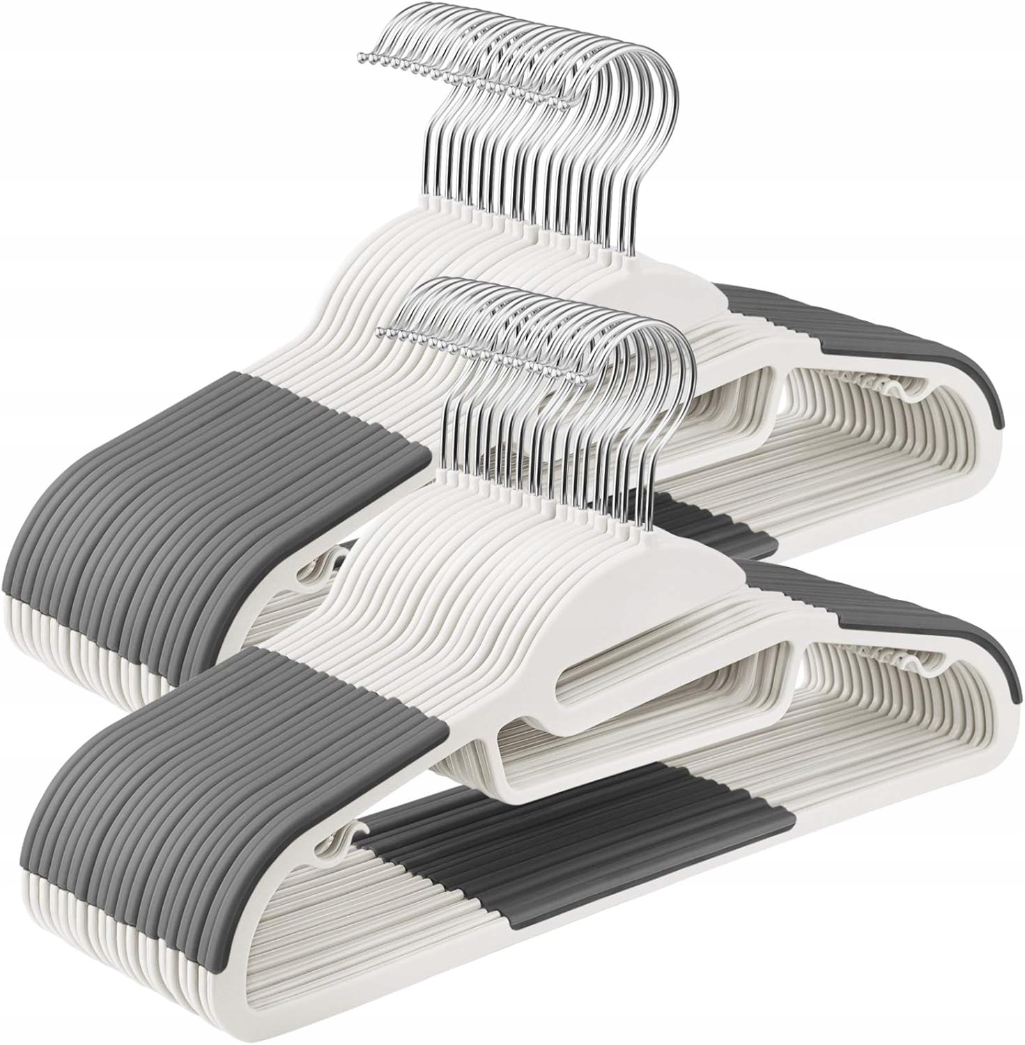 Velurové Věšáky Na Oblečení 30 ks Oblečení do skříně Velurový věšák