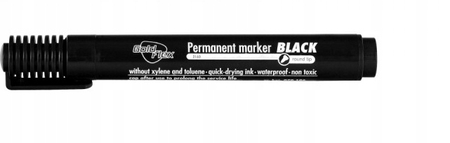 MARKER PERMANENTNY OKRĄGŁY CZARNY