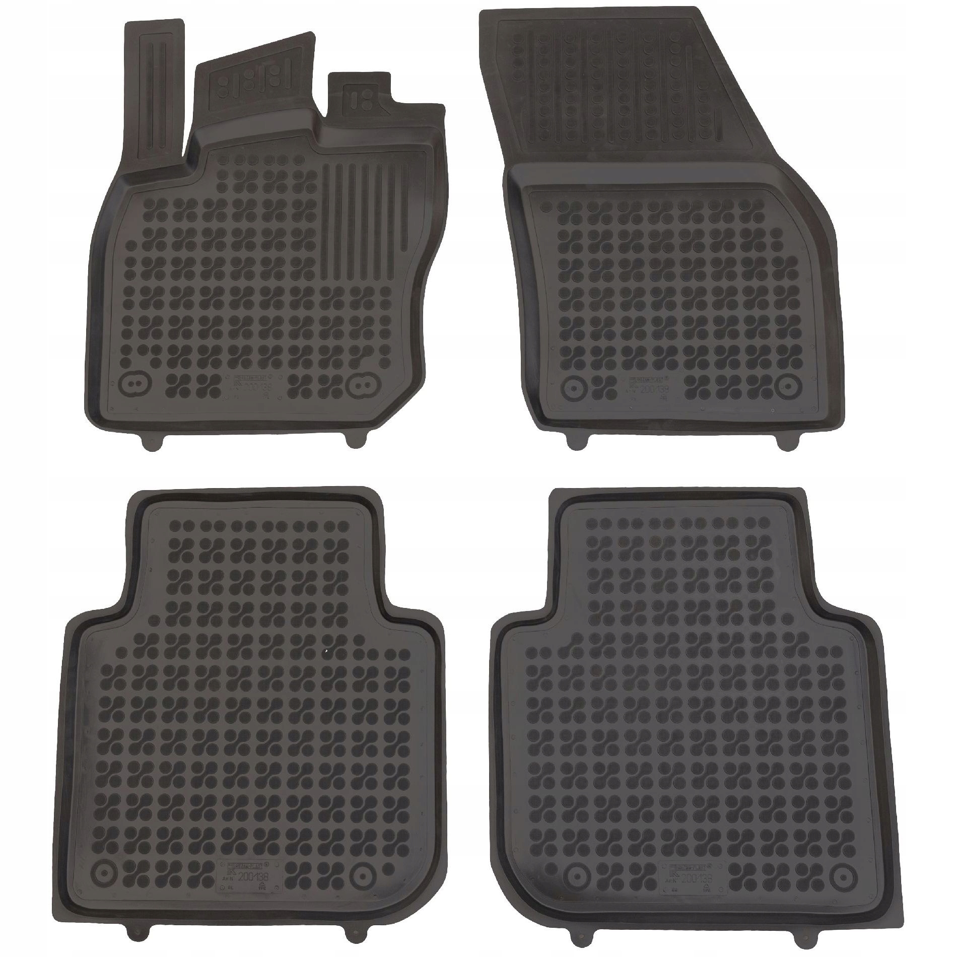 Čierne koberčeky pre Volkswagen Tayron od roku 2025