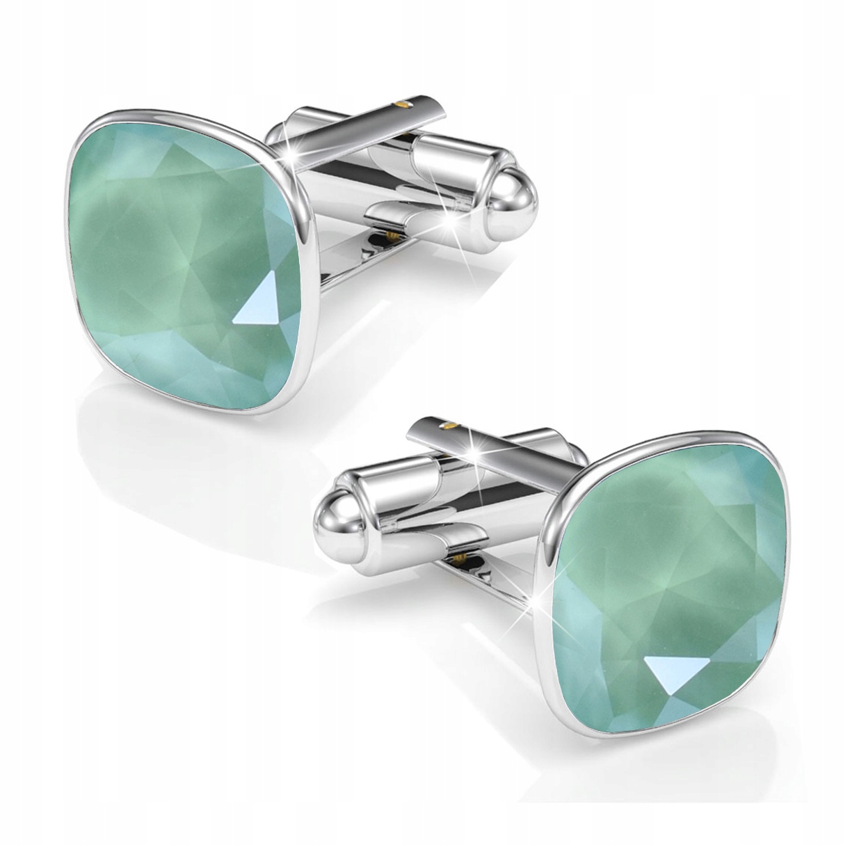 Manžetové knoflíčky Košile Stříbrné Stříbro 925 Dárek Dámské Svatební