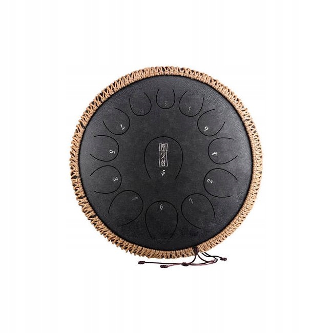 Tongue Drum round 14"13 ton Hluru TY13-14-meteorite