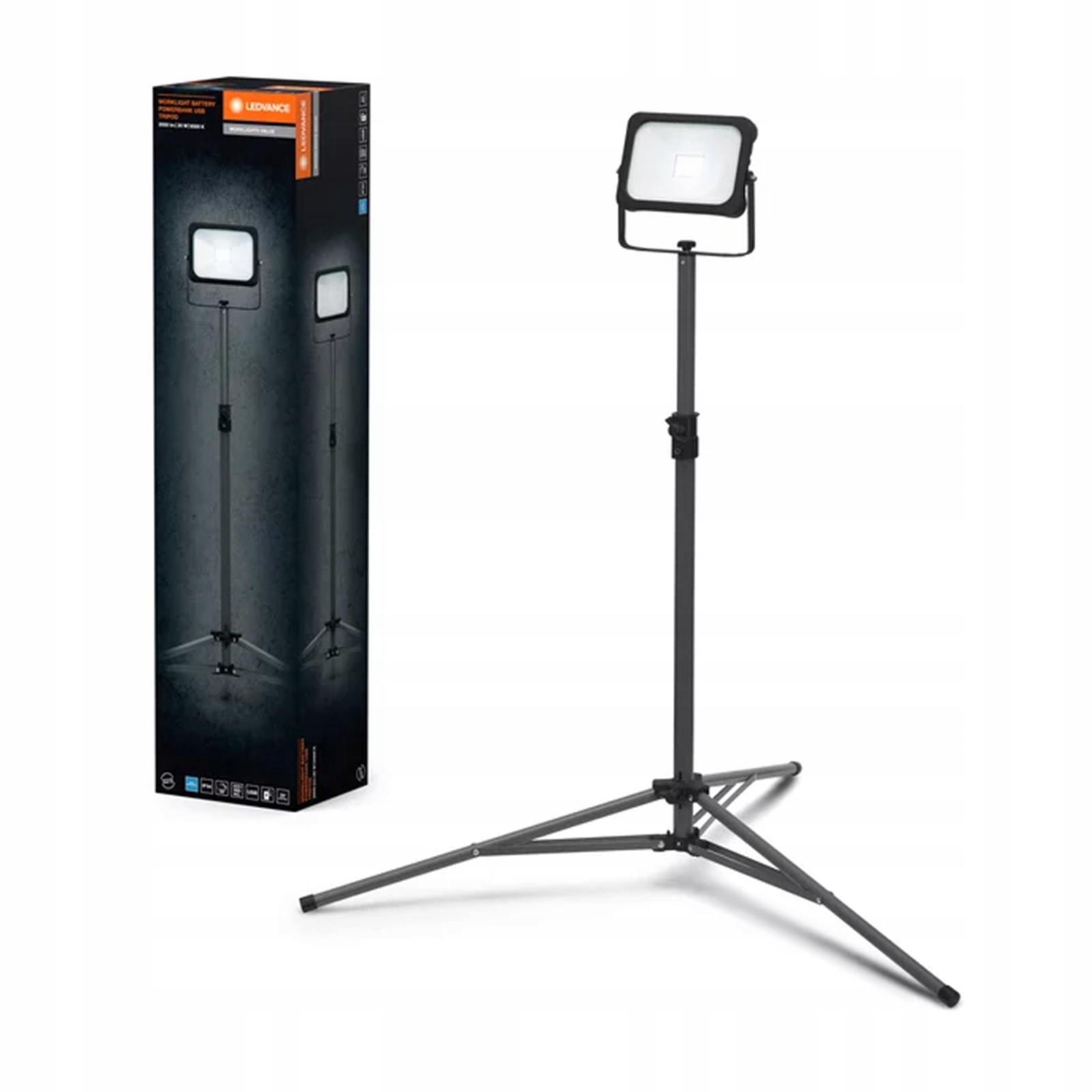 Led reflektor Halogenová lampa 20W na stativu Bateriová Ledvance