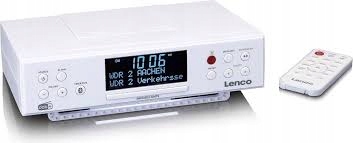 Lenco KCR-190WH Radio FM DAB+ Bluetooth Biały