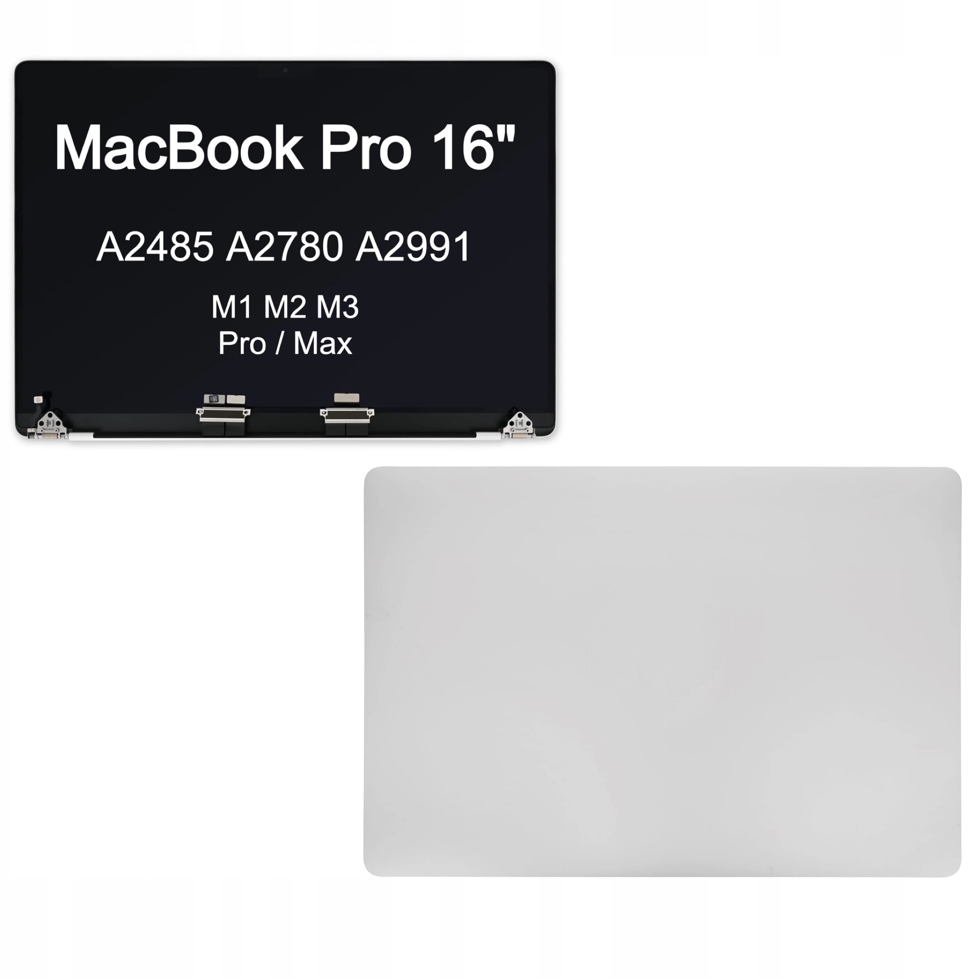 Ekran Matryca Skrzydło Do Apple MacBook Pro 16 A2485 A2780 A2991 Silver