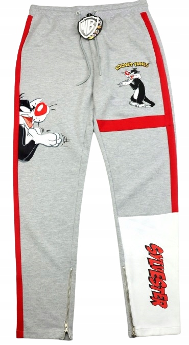 Pánské kalhoty Looney Tunes Bugs Bunny A Přátelé L kapsa Výšivka Velur Zámek