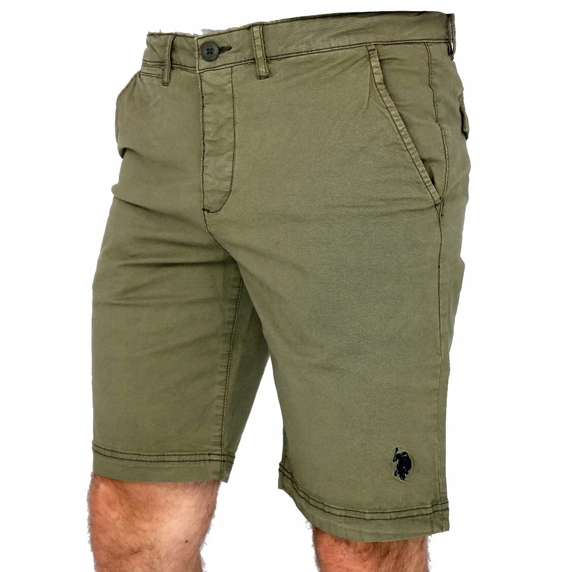 U.S. POLO ASSN. Spodenki męskie SUSP7 khaki 33