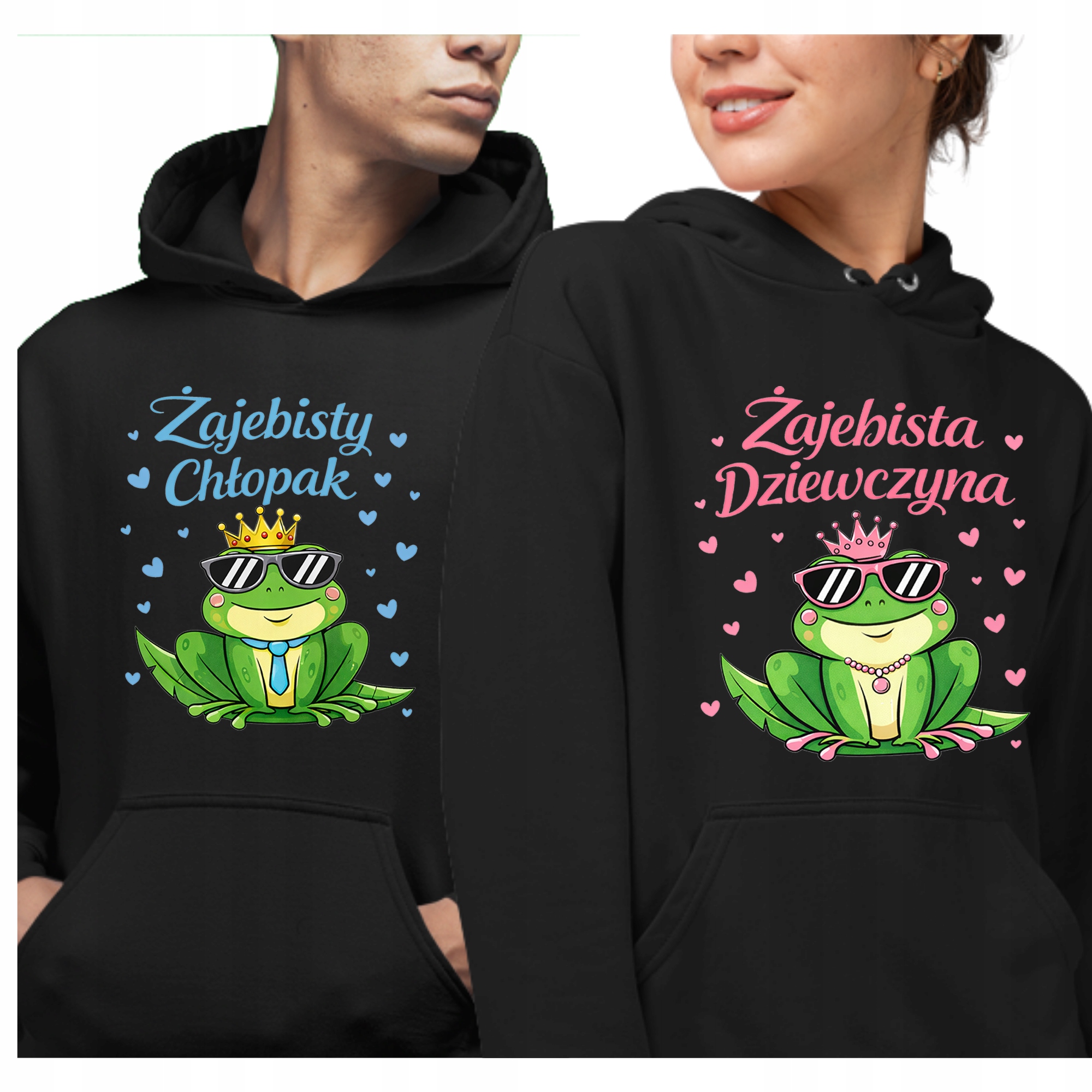 Mikiny pro páry Žajeb*sty Chlapec Dívka Sada dvou mikin Dárek M